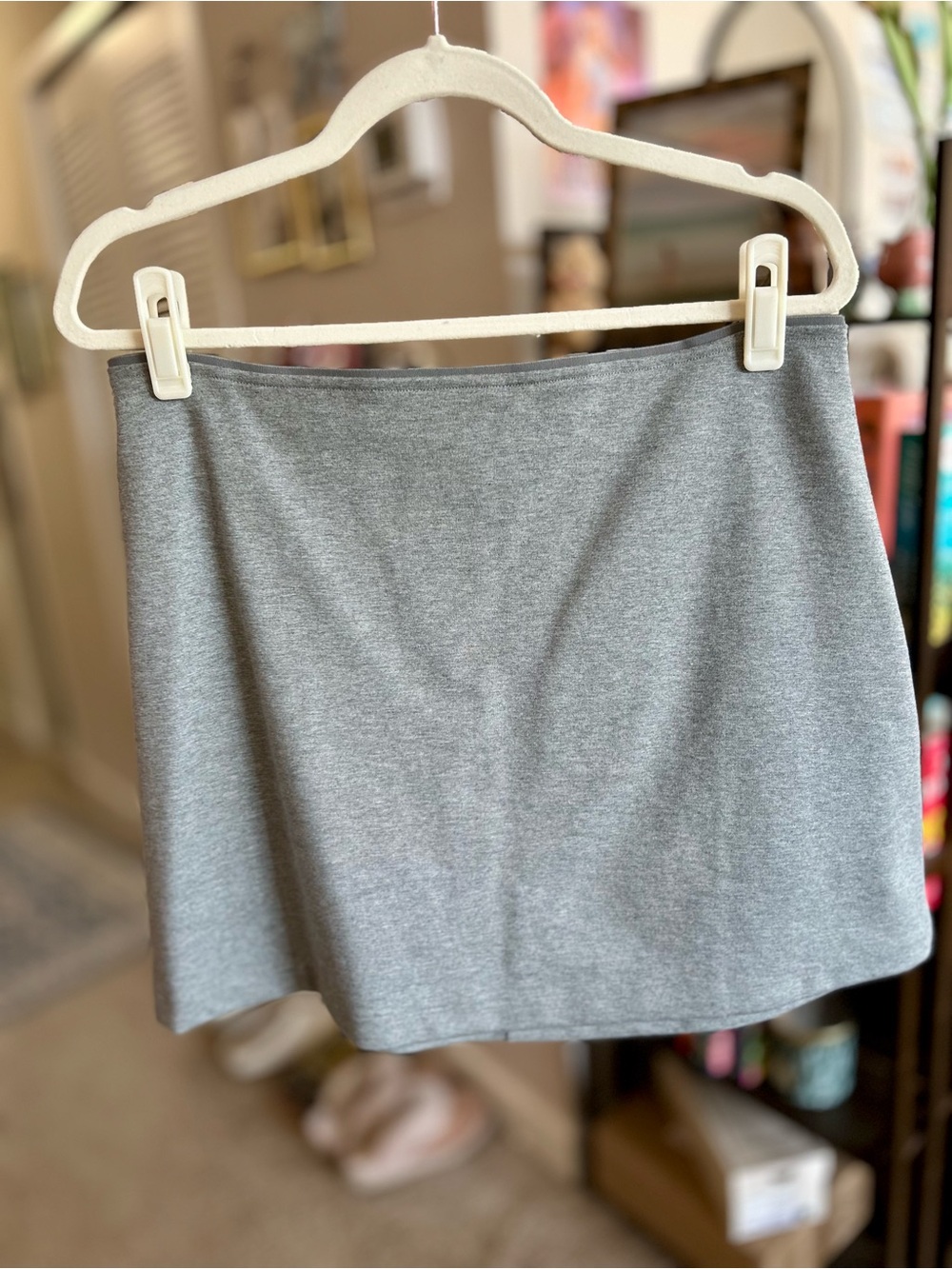 Everlane Light Grey Mini Skirt